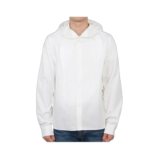 Long-Sleeved Hooded Shirt