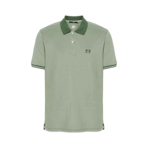 Logo-Patch Piqué Polo Shirt