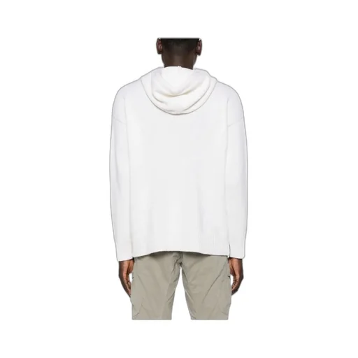 Logo-Embroidered Knitted Hoodie
