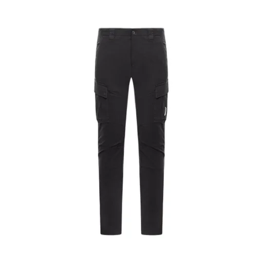 Lens-Detailed Tapered-Leg Cargo Pants