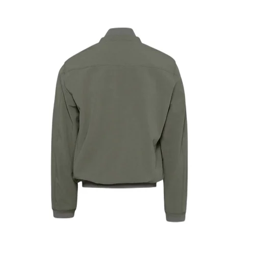 Lens-Detail Zip-Up Bomber Jacket