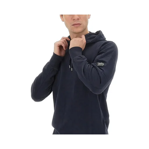 Lens-Detail Cotton Hoodie