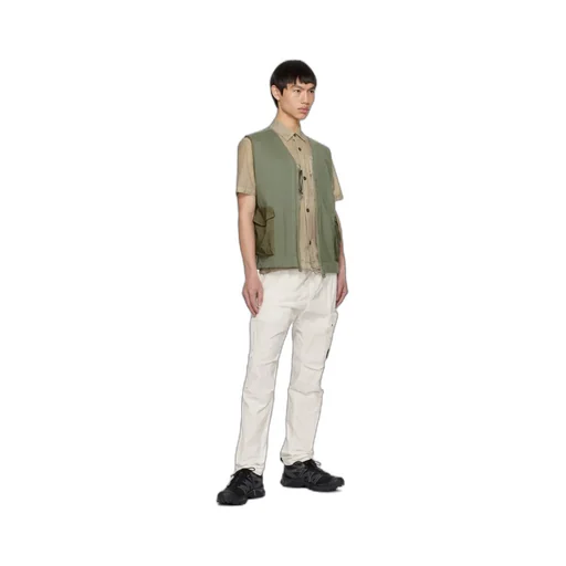Cargo-Pocket V-Neck Vest