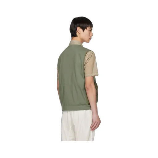 Cargo-Pocket V-Neck Vest