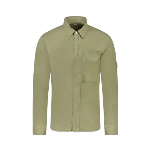 Lens-Detailed Buttoned Shirt
