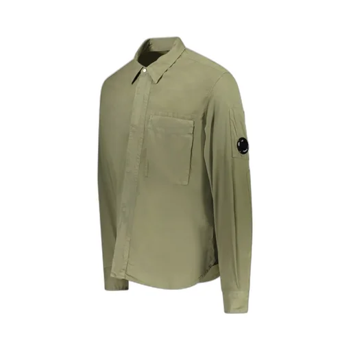 Lens-Detailed Buttoned Shirt