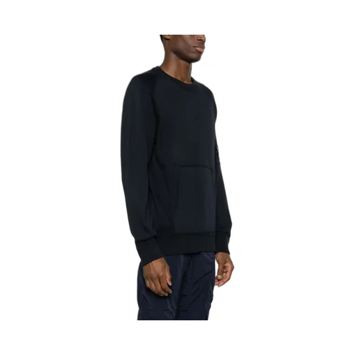 Lens-Detailed Crewneck Sweatshirt