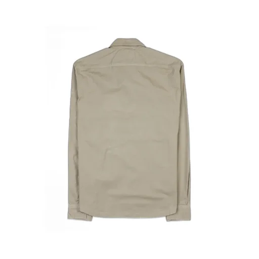 Lens-Detail Cotton Shirt