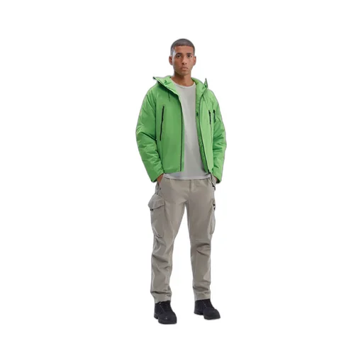Lens-Detail Hooded Jacket