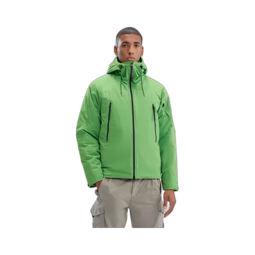 Lens-Detail Hooded Jacket