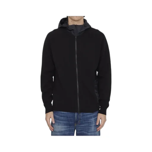 Logo-Printed Zipped Fleece Hoodie