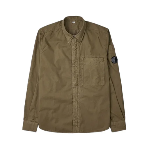 Lens-Detail Long-Sleeve Shirt