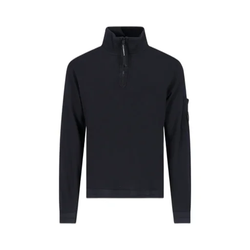 Lens-Detail Cotton Sweatshirt
