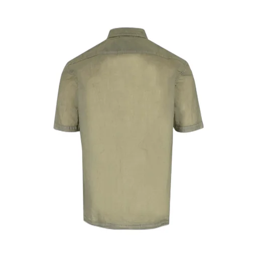 Light Microweave Laminated Multi-Pockets Shirt