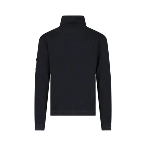 Lens-Detail Cotton Sweatshirt