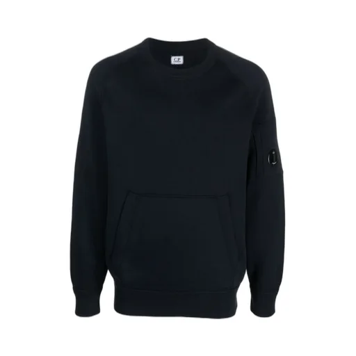 Lens-Detailed Crewneck Sweatshirt