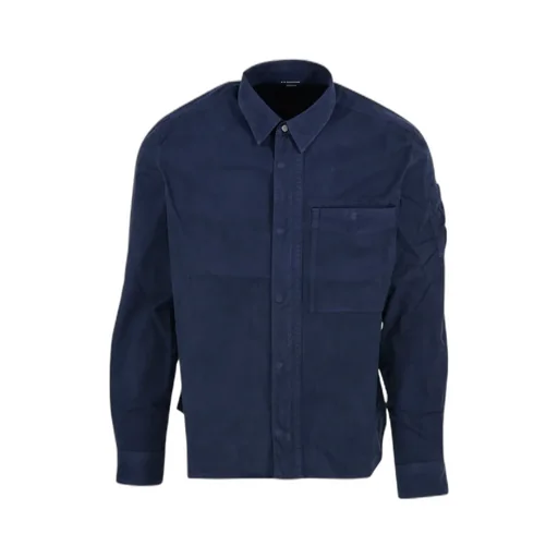 Lens-Detail Long-Sleeve Shirt