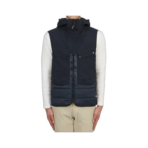 Panelled Hooded Gilet