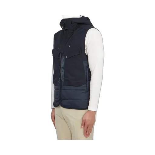 Panelled Hooded Gilet