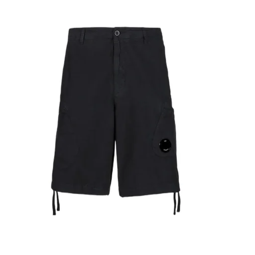 Logo-Patch Cotton Shorts