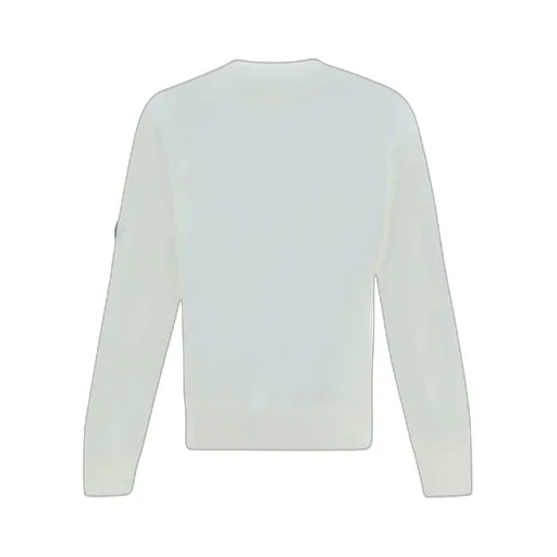 Logo Button Crewneck Sweatshirt