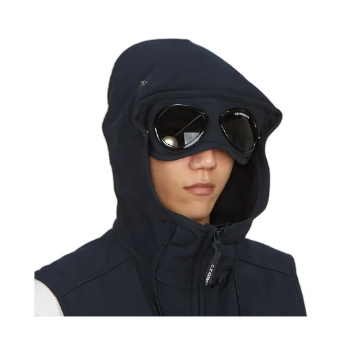 Panelled Hooded Gilet