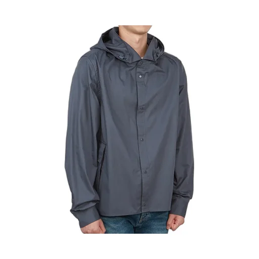 Hooded Cotton Shirt Jacket