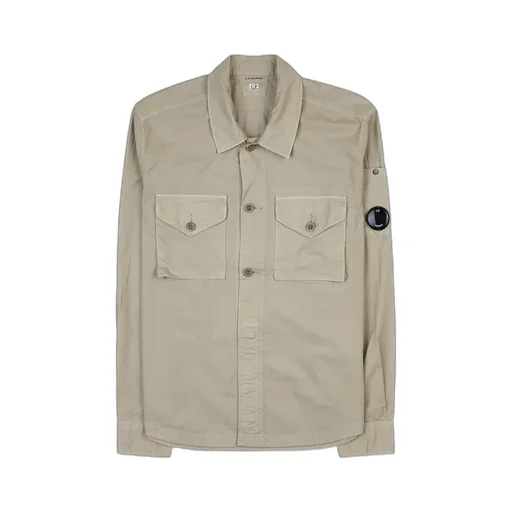 Lens-Detail Cotton Shirt