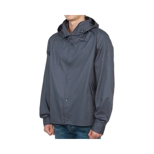 Hooded Cotton Shirt Jacket