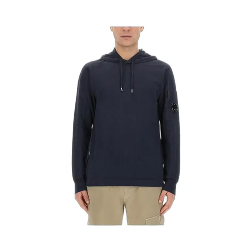 Lens-Detail Cotton Hoodie