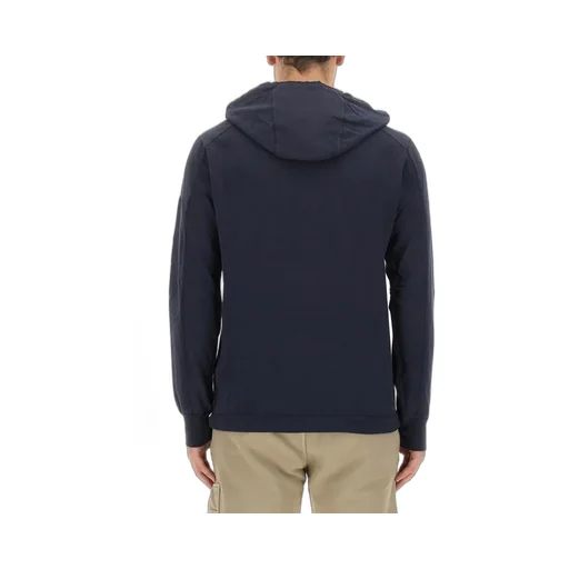 Lens-Detail Cotton Hoodie