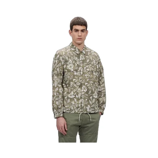 Floral-Embroidered Shirt