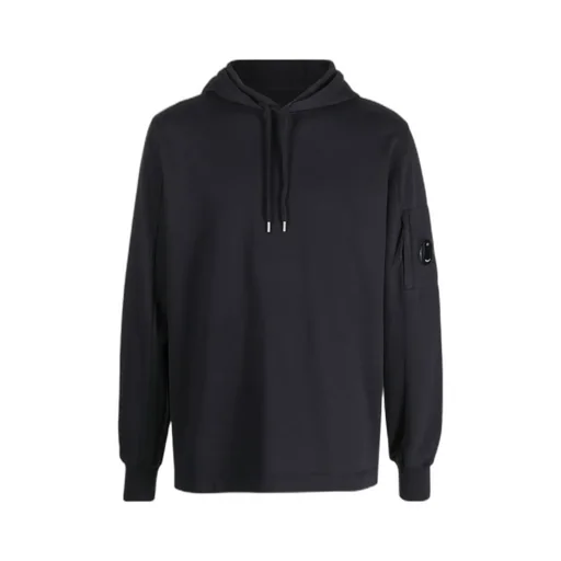 Logo-Patch Long-Sleeve Hoodie