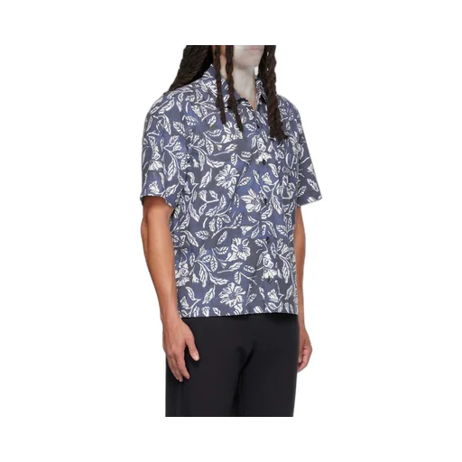 Floral-Print Short-Sleeve Shirt