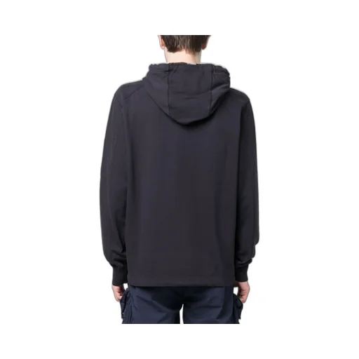 Logo-Patch Long-Sleeve Hoodie