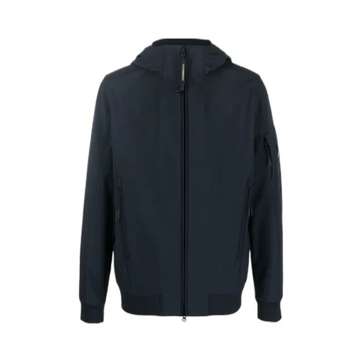 Logo-Plaque Hooded Jacket