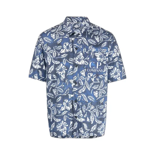 Floral-Print Short-Sleeve Shirt