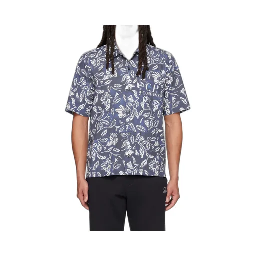 Floral-Print Short-Sleeve Shirt