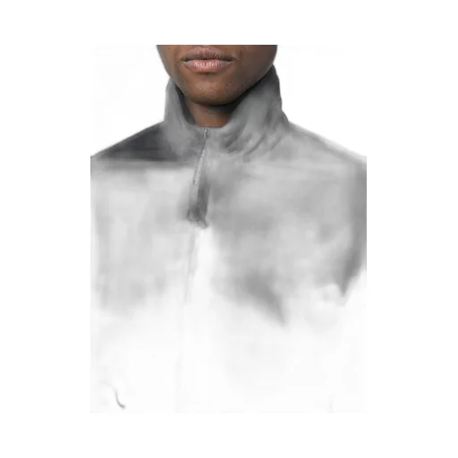 Logo-Patch Funnel Neck Jacket