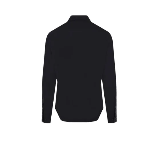 Logo-Plaque Shirt Jacket