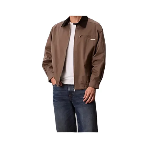 Relaxed Cotton Twill Blouson Jacket