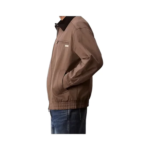 Relaxed Cotton Twill Blouson Jacket