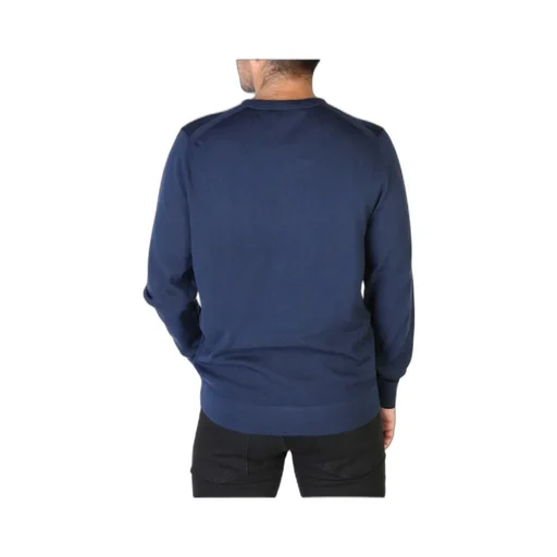 Logo Round Neck Woolen Sweater