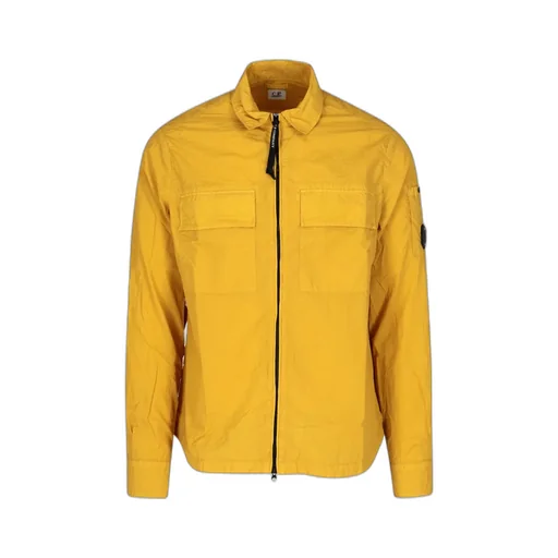 Lens-Detail Zip-Up Jacket