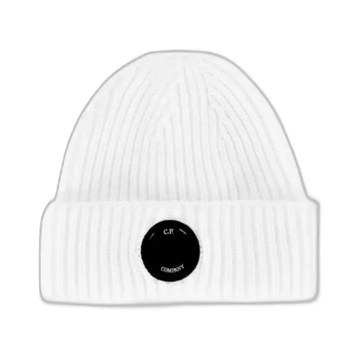 Logo-Plaque Ribbed Beanie
