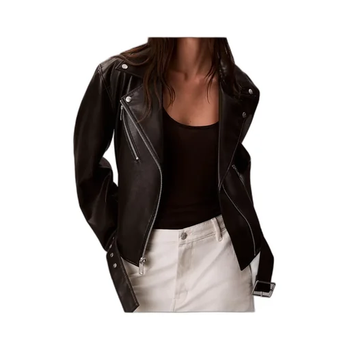 Faux Leather Biker Jacket