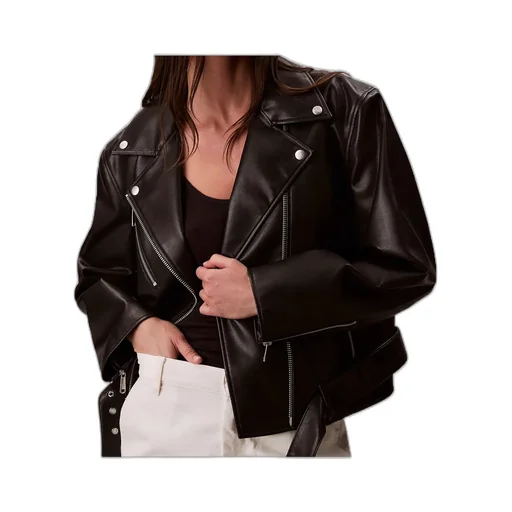 Faux Leather Biker Jacket