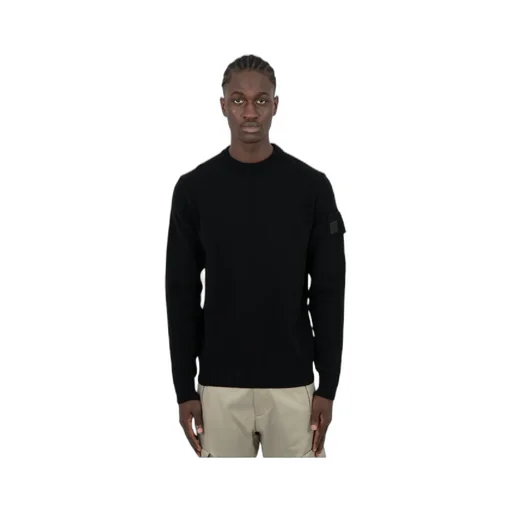 Logo Patch Crewneck Jumper
