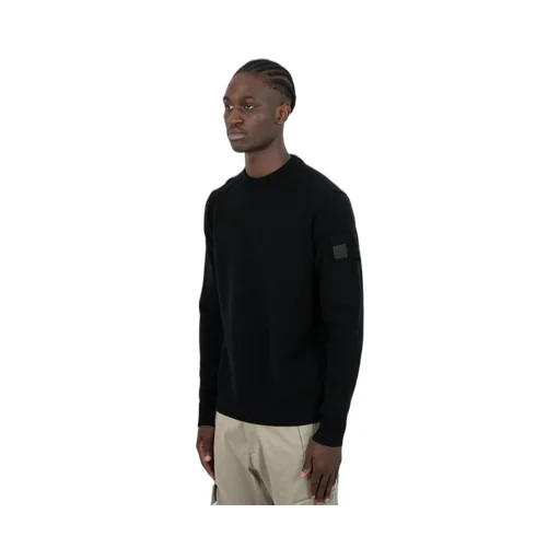 Logo Patch Crewneck Jumper