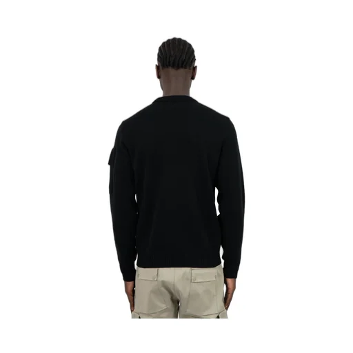 Logo Patch Crewneck Jumper